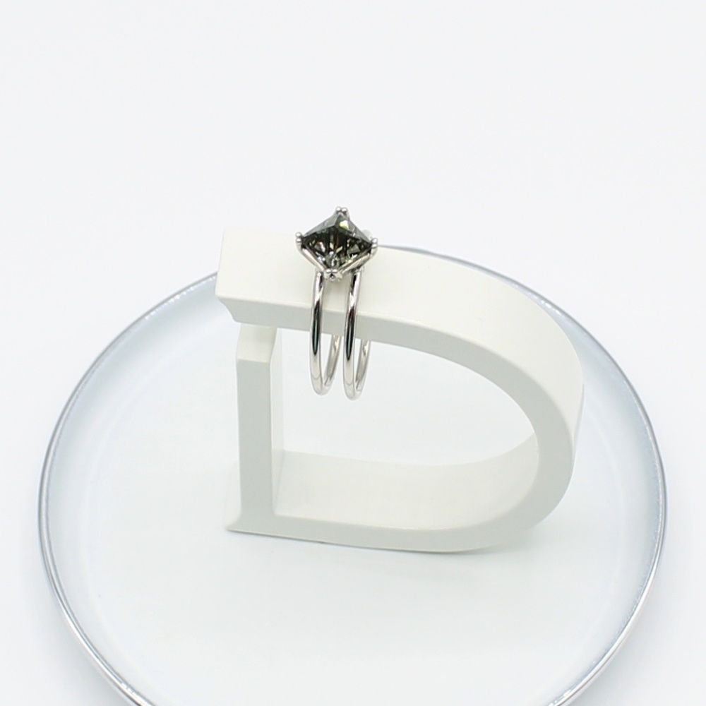 Beautiful Swarovski double band ring - Picture 2 of 6